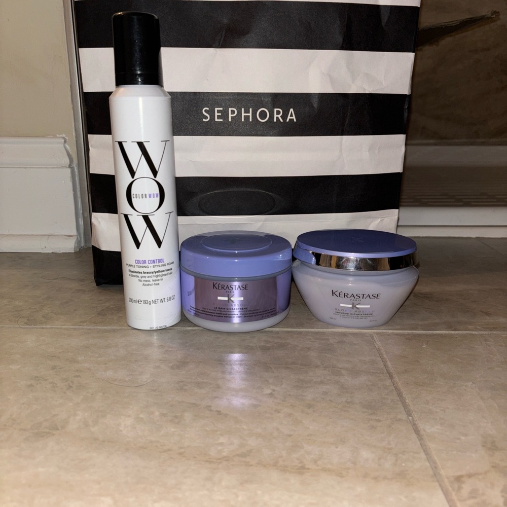 Kerastase and Color Wow Trio